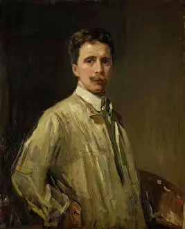 Art Equipment Prints: Self Portrait, c1900s. Creator: Douglas Strachan