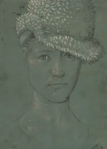 Baldung Baldung Grien Prints: Self-Portrait, ca 1502. Creator: Baldung (Baldung Grien), Hans (1484-1545)