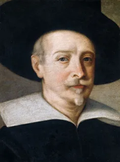 Galleria Degli Uffizi Prints: Self-Portrait, ca 1632-1633. Creator: Reni, Guido (1575-1642)