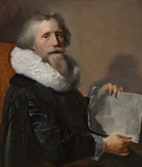 The Mauritshuis Gallery: Self-Portrait, ca 1634. Creator: Moreelse, Paulus (1571-1638)