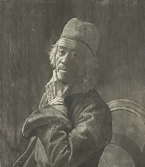 Thoughtful Gallery: Self-Portrait, ca. 1778-80. Creator: Jean-Etienne Liotard