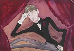 Aubrey Prints: Self-portrait. Creator: Beardsley, Aubrey