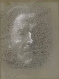 Self-Portrait. Creator: Carriere, Eugene (1849-1906)