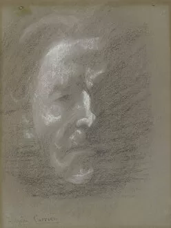 Eugène Carrière Gallery: Self-Portrait. Creator: Carriere, Eugene (1849-1906)