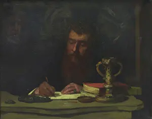Quimper Prints: Self-portrait. Creator: Cottet, Charles (1863-1925)