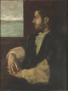 Mariano Fortuny Prints: Self-portrait. Creator: Fortuny y Madrazo; Mariano (1871-1949)