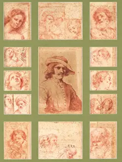 Bolognese School Prints: Self-portrait. Creator: Guercino (1591-1666)