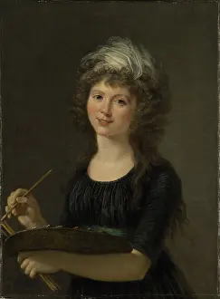 Self Portrait Prints: Self-portrait. Creator: Lemoine, Marie-Victoire (1754-1820)