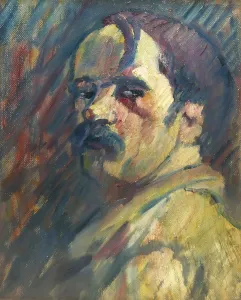 Self Portrait Prints: Self-portrait. Creator: Marussig, Piero (1879-1937)