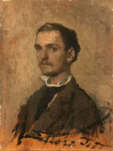 Self Portrait Prints: Self-portrait. Creator: Tito, Ettore (1859-1941)