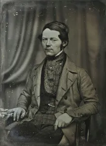Daguerreotype Prints: Self-portrait of the daguerreot typist and manufacturer Johan Wilhelm Bergström (1812-1881)