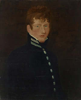 Buttons Prints: Self-Portrait, date unknown. Creator: Lewis Peckham