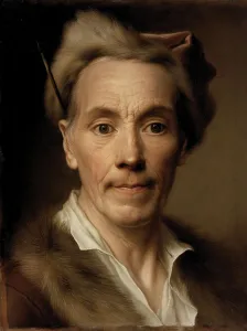Szepmuveszeti Muzeum Prints: Self-portrait, Early 1760s. Creator: Seybold; Christian (1695-1768)