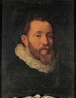 Musei Capitolini Prints: Self-portrait, Early 17th cen.. Creator: Zuccari, Federico (1539-1609)