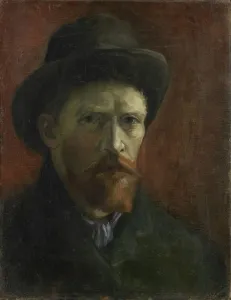 Van Gogh Museum Prints: Self-Portrait with Felt Hat