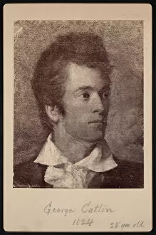 Signature Collection: Self-Portrait of George Catlin (1796-1872), 1824. Creator: George Catlin