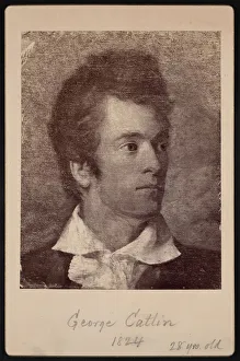 Self-Portrait of George Catlin (1796-1872), 1824. Creator: George Catlin