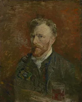 Self-Portrait with Glass