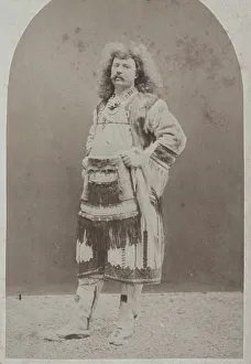 Self-Portrait in Indian Costume, c.1863. Creator: Nadar