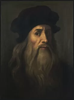Da Vinci Collection: Self-Portrait (Lucan portrait), ca. 1505-1510