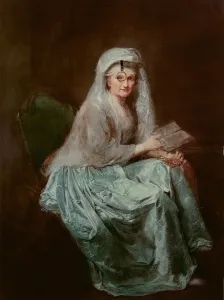 Specs Prints: Self-portrait with monocle, 1777. Artist: Therbusch-Lisiewska, Anna Dorothea (1721-1782)