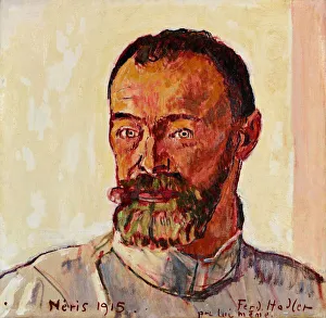 Winterthur Prints: Self-Portrait in Neris, 1915