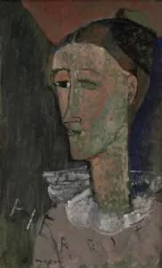 Masquerade Gallery: Self-Portrait as Pierrot, 1915