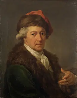 Cravat Prints: Self-Portrait in the Polish National Costume