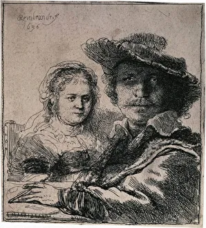 Self-Portrait with Saskia, 1636. Artist: Rembrandt Harmensz van Rijn