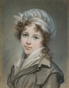 Self Portrait Prints: Self-portrait In Traveling Costume, 1789