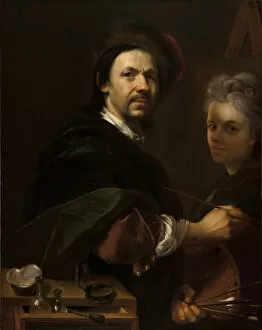 Images Dated 13th June 2017: Self-Portrait with Wife, 1711