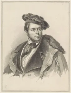 Art History Prints: Self -portrait of Willem George Frederik Heijmans