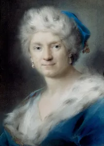 Self-Portrait as Winter, 1731. Artist: Carriera, Rosalba Giovanna (1657-1757) Self-Portrait as Winter, 1731. Artist: Carriera, Rosalba Giovanna (1657-1757)
