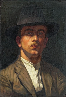 Self-Portrait at a Young Age, 1930-1940. Creator: Stefan Polkorab