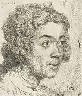 Swiss Gallery: Self Portrait as a Young Man, 1733. Creator: Jean-Etienne Liotard