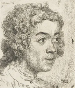 Liotard Giovanni Stefano Prints: Self Portrait as a Young Man, 1733. Creator: Jean-Etienne Liotard