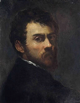Images Dated 9th September 2014: Self-portrait as a young man. Artist: Tintoretto, Jacopo (1518-1594)