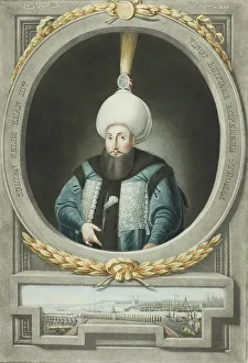 Young John Prints: Selim Kahn III, from Portraits of the Emperors of Turkey, 1815. Creator: John Young
