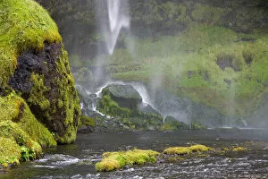 Waterfall Collection: Seljalandfoss Falls B, Iceland. Creator: Tom Artin