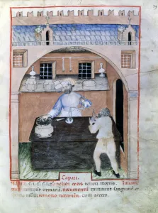Seller of capers, 1390-1400 Seller of capers, 1390-1400