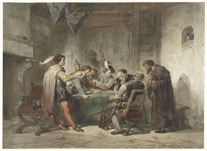 Booty Prints: Selling the loot, 1859. Creator: Herman Frederik Carel Ten Kate