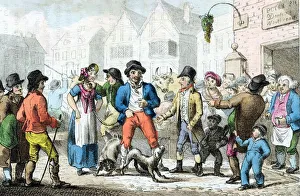 Selling a wife to the highest bidder, 1816