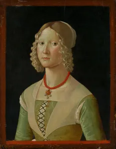 Coral Prints: Selvaggia Sassetti (born 1470), ca. 1487-88. Creator: Davide Ghirlandaio