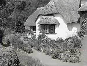 Thatched Roof Prints: Selworthy, Somerset, c1955. Creator: Arthur Charles Kirby Ware