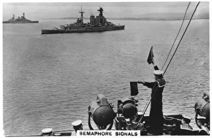 Signalling Gallery: Semaphore signals, 1937
