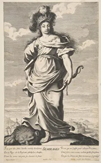Gilles Prints: Semiramis, ca. 1639-40. Creators: Gilles Rousselet, Abraham Bosse