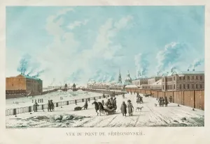 Fontanka Prints: The Semyonovsky Bridge in Saint Petersburg