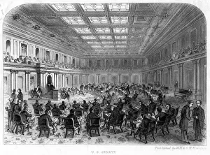 Session Prints: The US Senate, 19th century