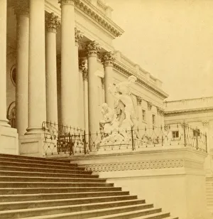 Kilburn Prints: Senate Front, Washington D. C. c1900. Creator: Kilburn Brothers