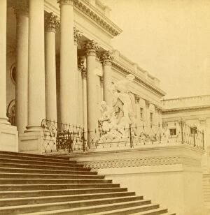 Benjamin West Kilburn Gallery: Senate Front, Washington D.C. c1900. Creator: Kilburn Brothers